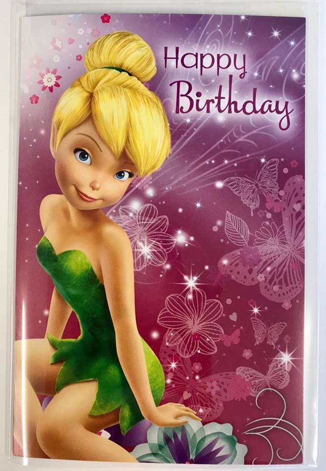 Disney Fairies Tinker Bell Magical Happy Birthday Friendship Greeting Card 