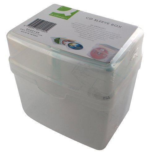 Premium Quality 60 CD Capacity Clear Storage Box