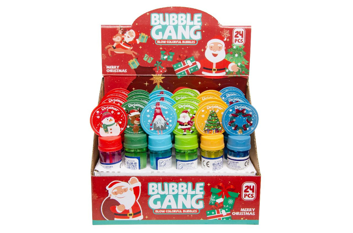 Pack of 12 Mini Christmas Bubble Sticks