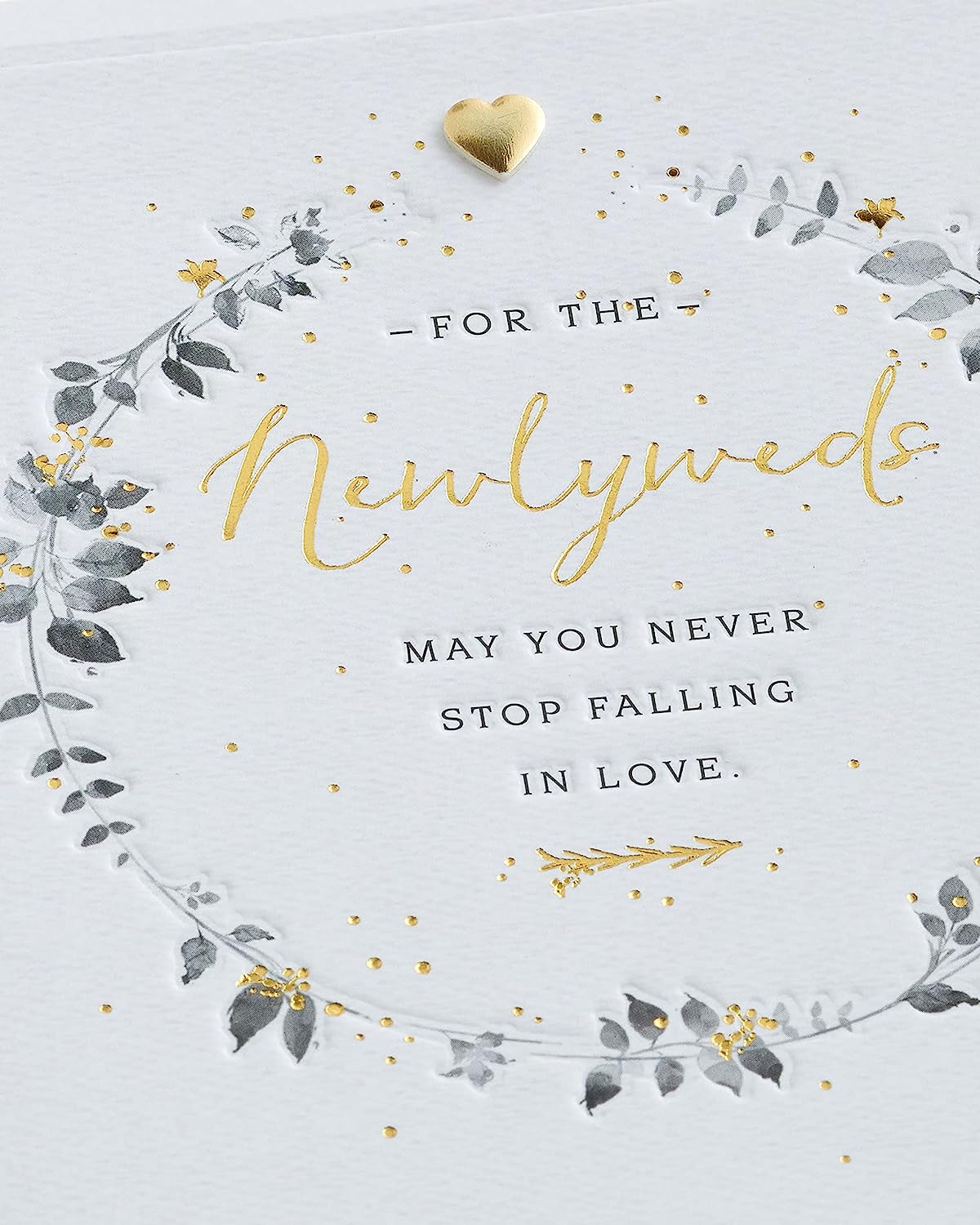 Wedding Congratulations Card Botanical Design 