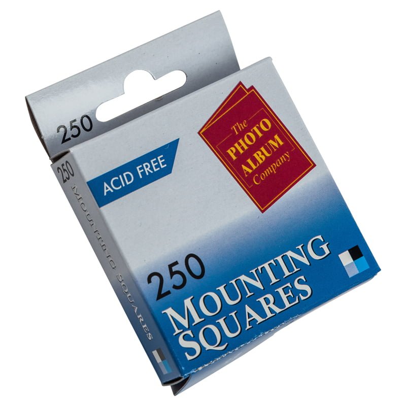 250 Photo Mounts - Acid Free Mounting Squares (The Photo Album Company)