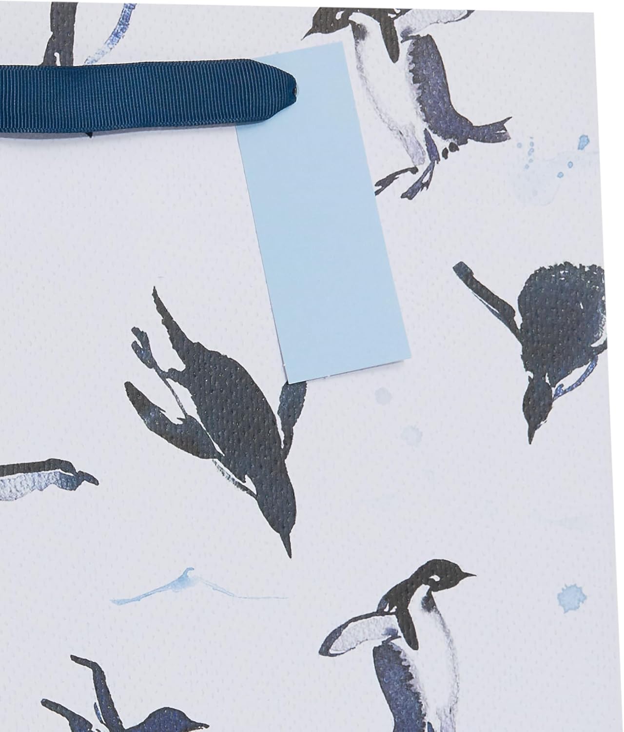 Icy Penguins Design Multipack of 6 Large Gift Bags for Him/Her/Friend For Christmas