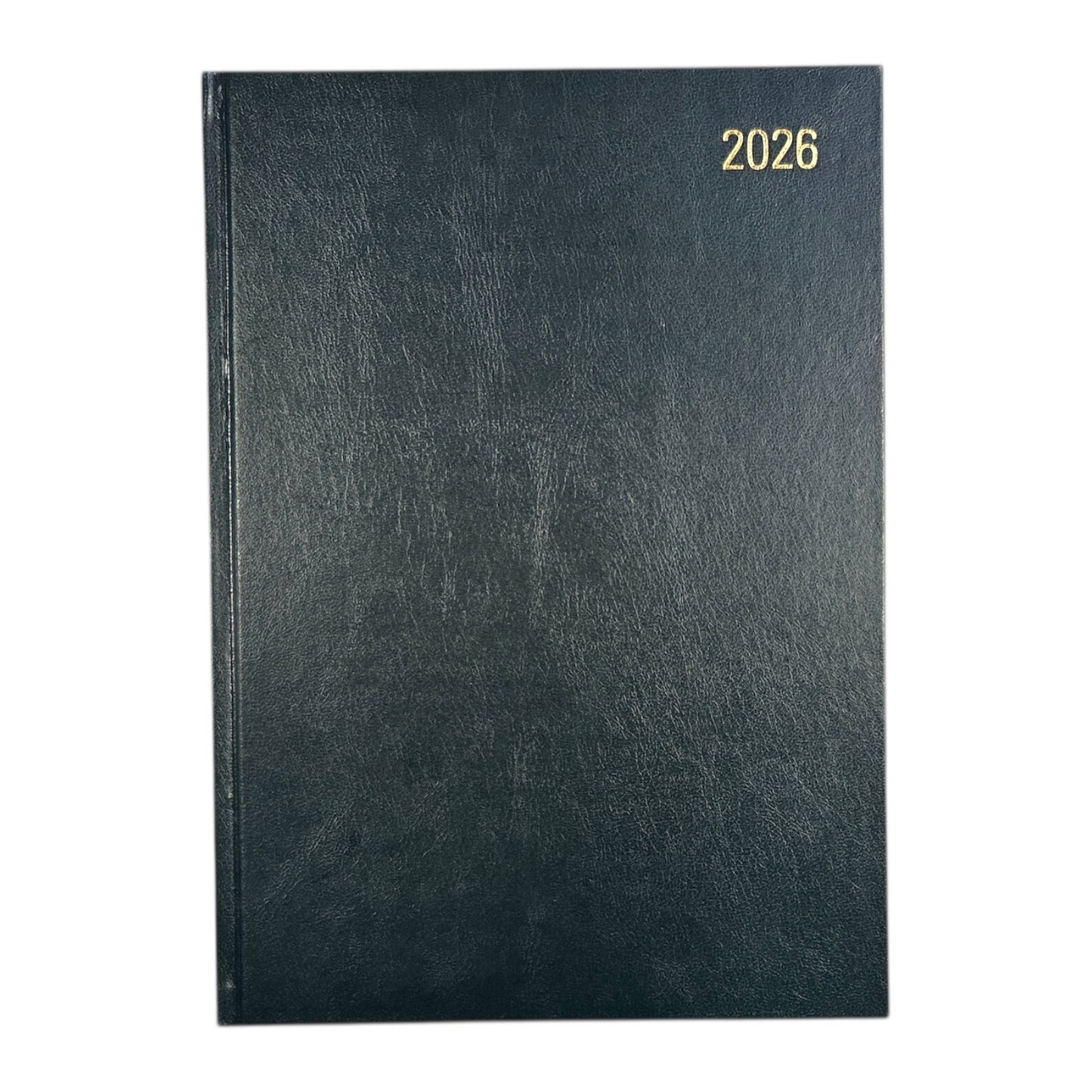 Janrax 2026 A4 2 Pages Per Day Black Desk Diary