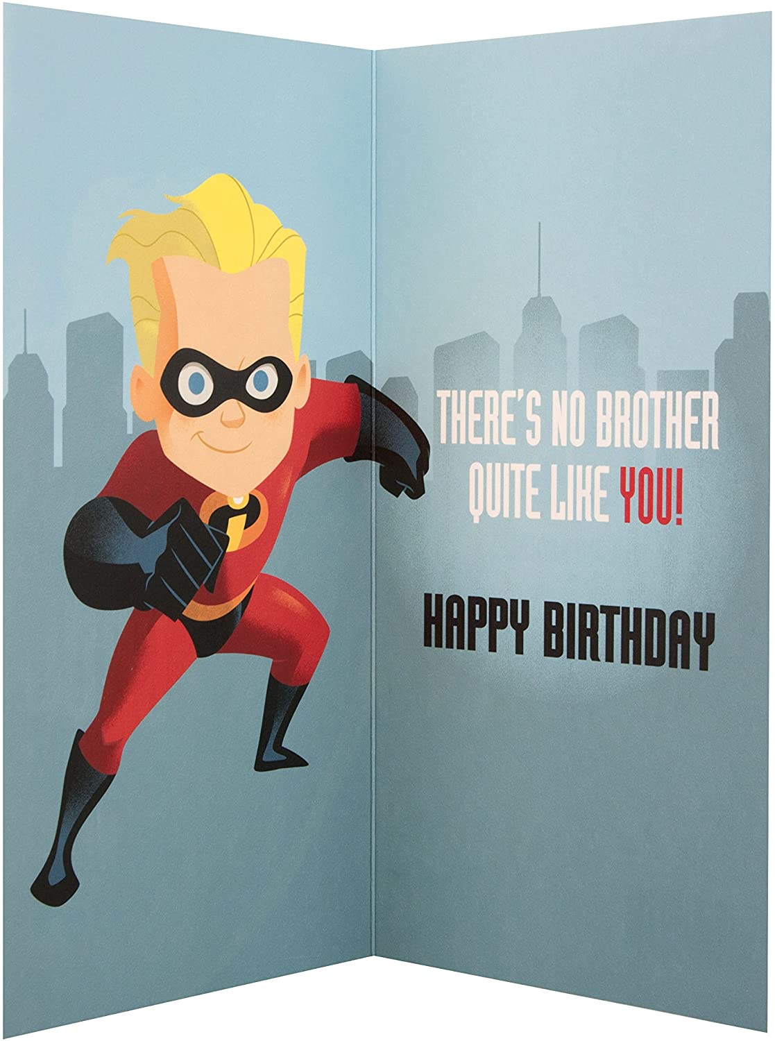 Amazing Incredible Brother Birthday Card