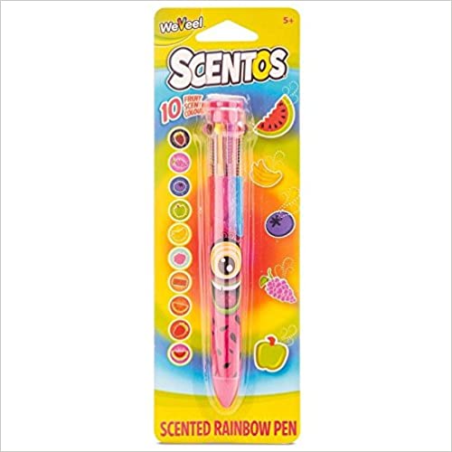 10-in1 Colour Scented Rainbow Pen by Scentos