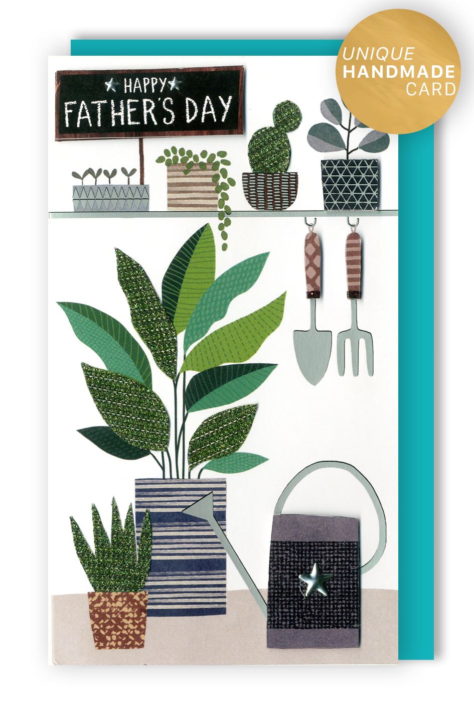 Bloomin' Fun! Design Dad Hand-Finished Enbellished Father's Day Card