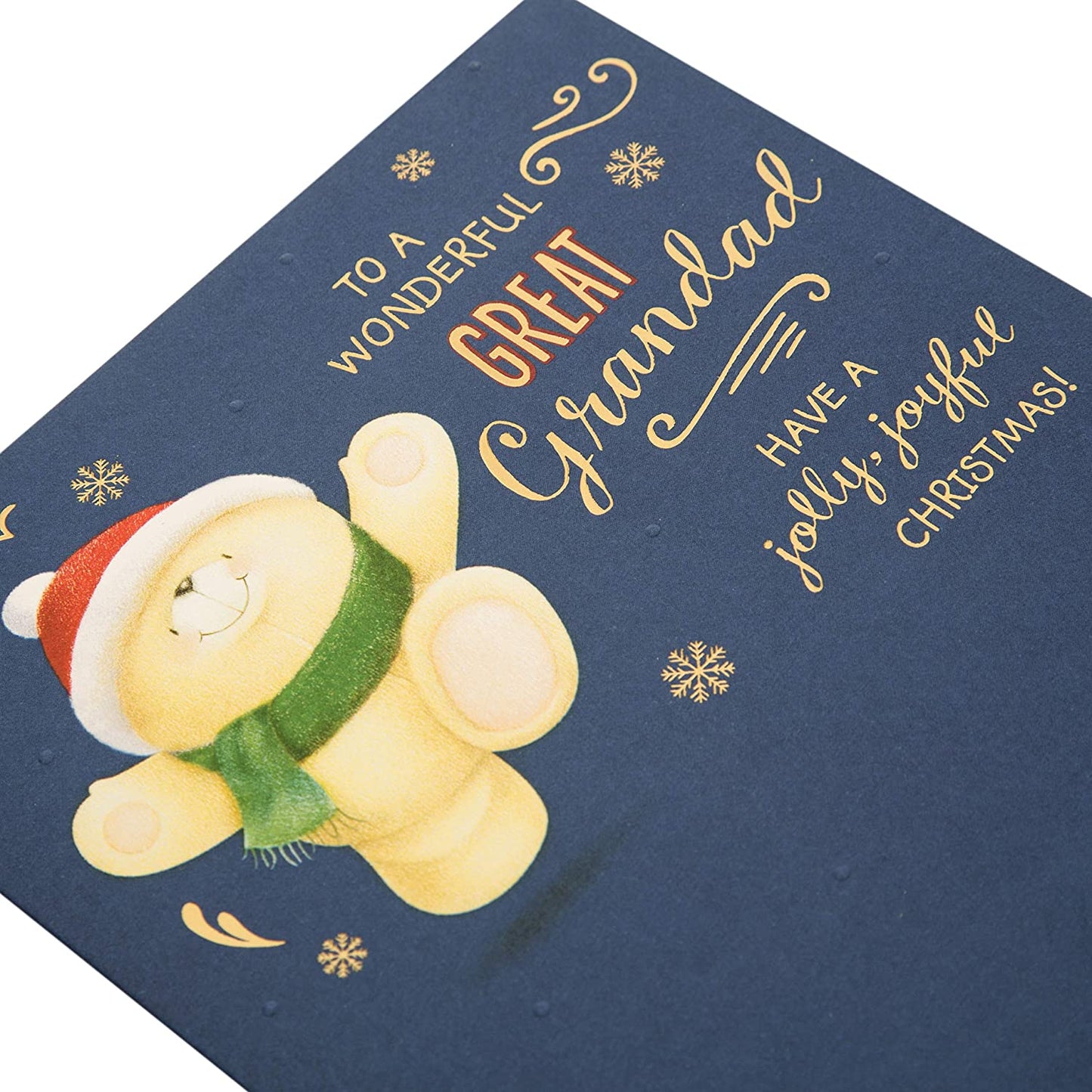 Forever Friends Grandad Christmas Card 'Joyful' 