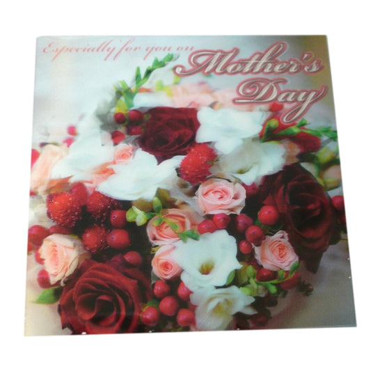 3D Holographic Floral Especially For You Mother's Day Greetings Card 