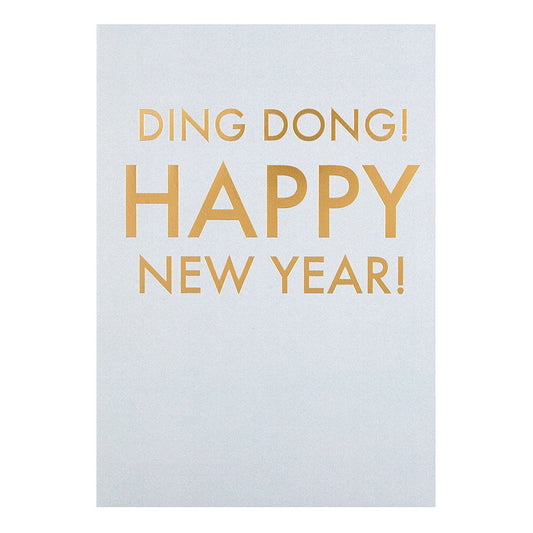 New Year Card 'Ding Dong' 
