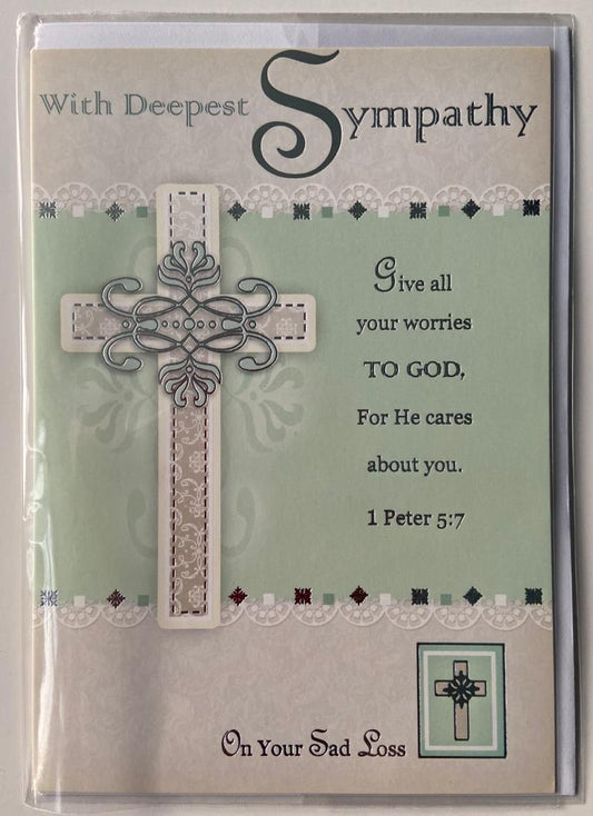 With Deepest Sympathy Sentimental Card