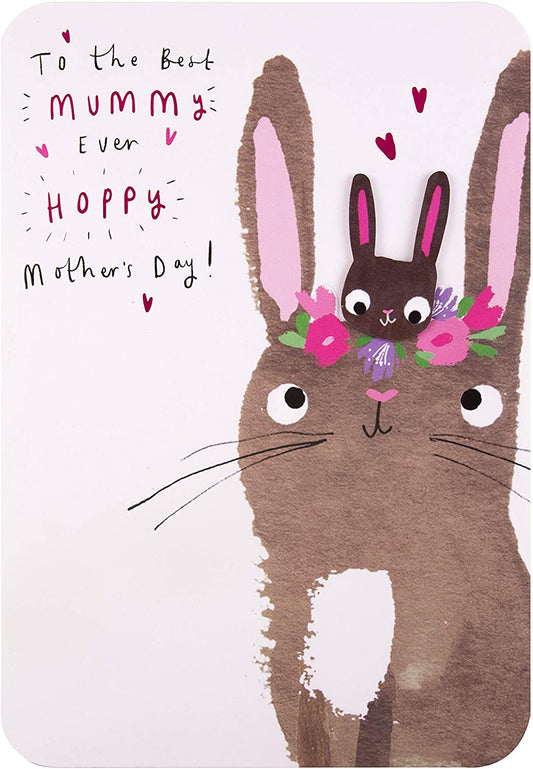 To The Best Mummy Ever Hoppy Mother's Day Card