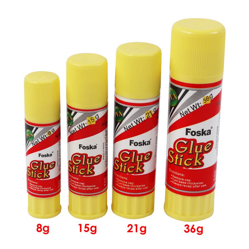 Box of 24 PVA Adhesive Glue Sticks 8g