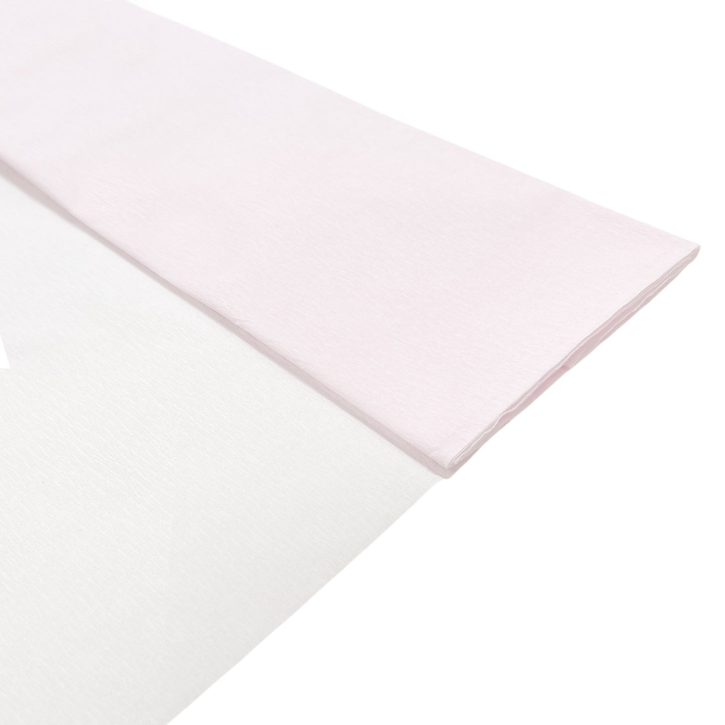 Pack of 5 White Crepe Paper Sheets 50cm x 2m 17GSM 35% Stretch Craft Paper