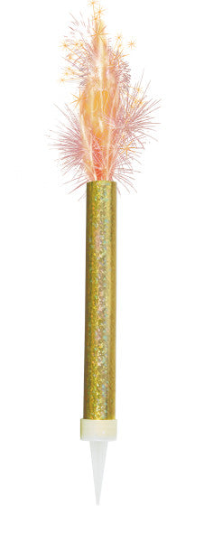 Pack of 2 Gold Prismatic Ice Fountains