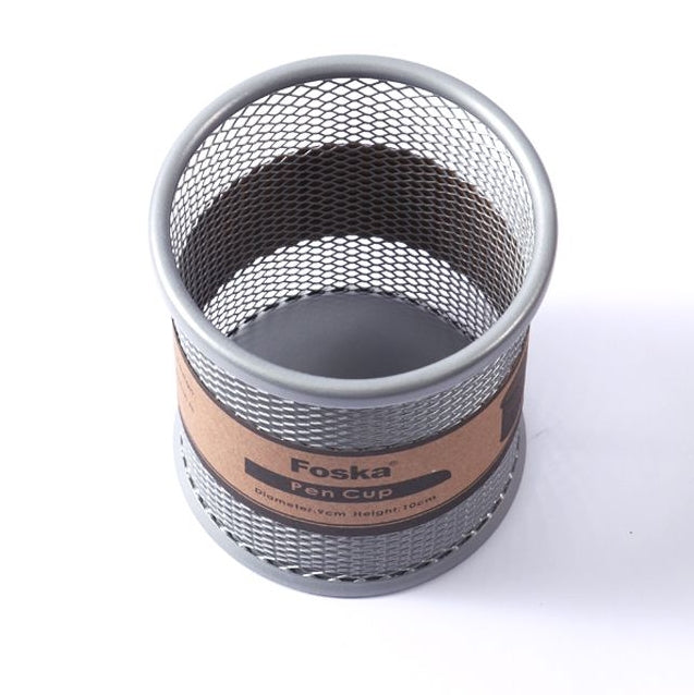 Silver Wire Mesh Pen Cup Shop Inc