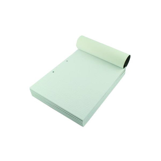 Pack of 10 160 Pages A4 Narrow Feint Ruled Headbound Refill Pads 