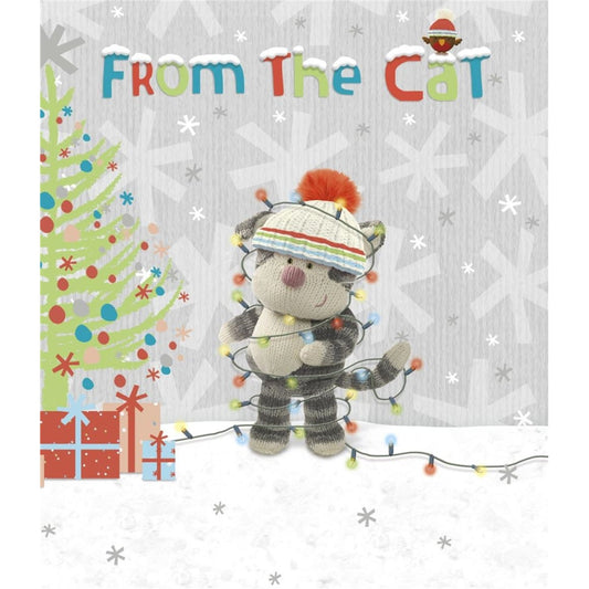 From The Cat Around Lights Christmas Card