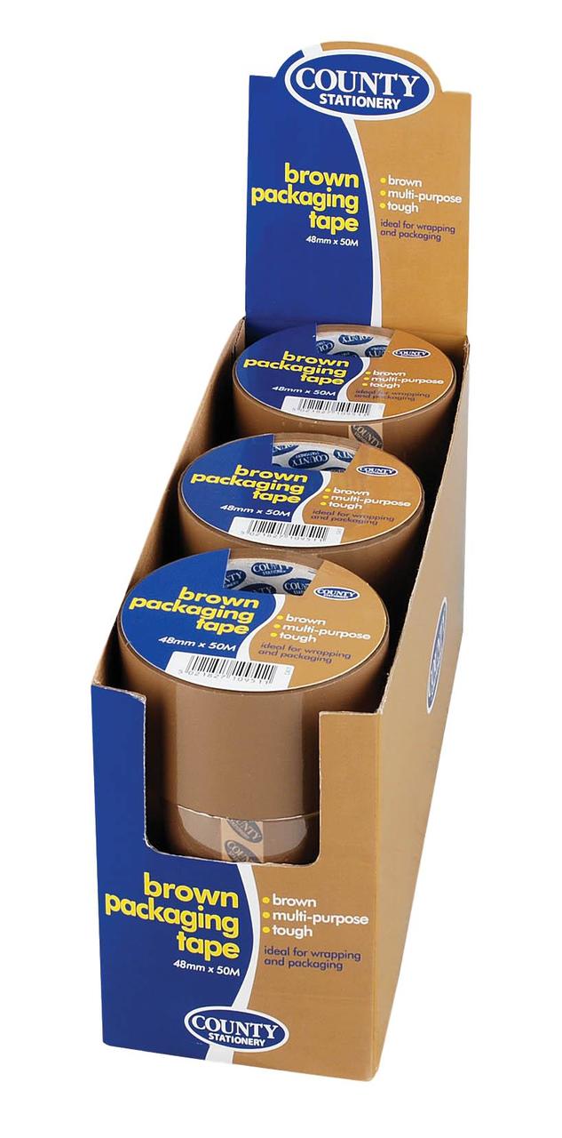 Single Brown Packaging Tape 48mm x 50M