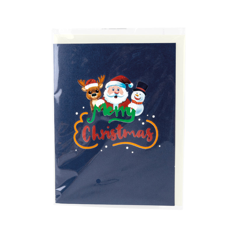 Festive Cheer 3D Pop Up Merry Christmas Card