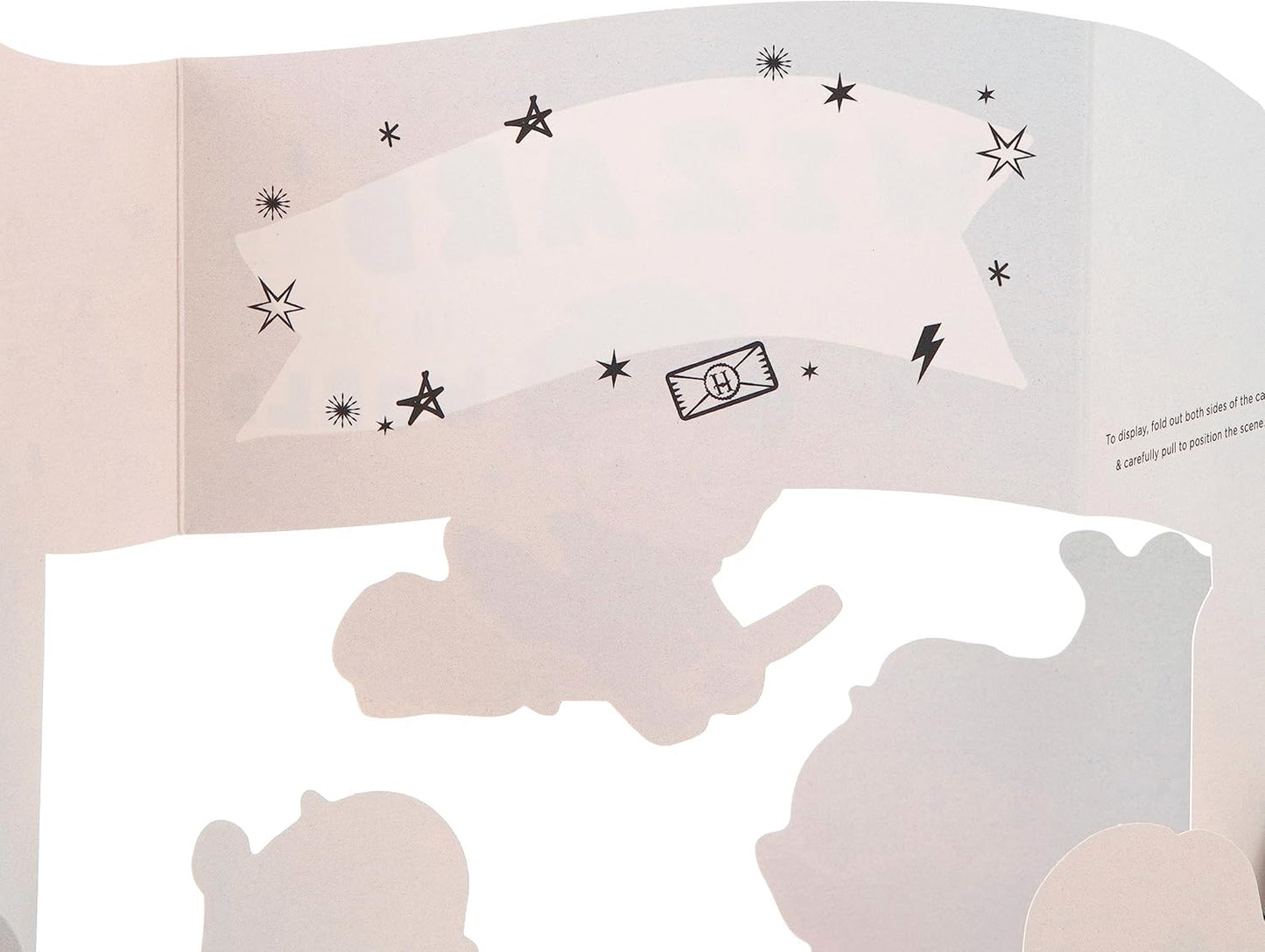 3D Harry Potter Scene Design Birthday Card