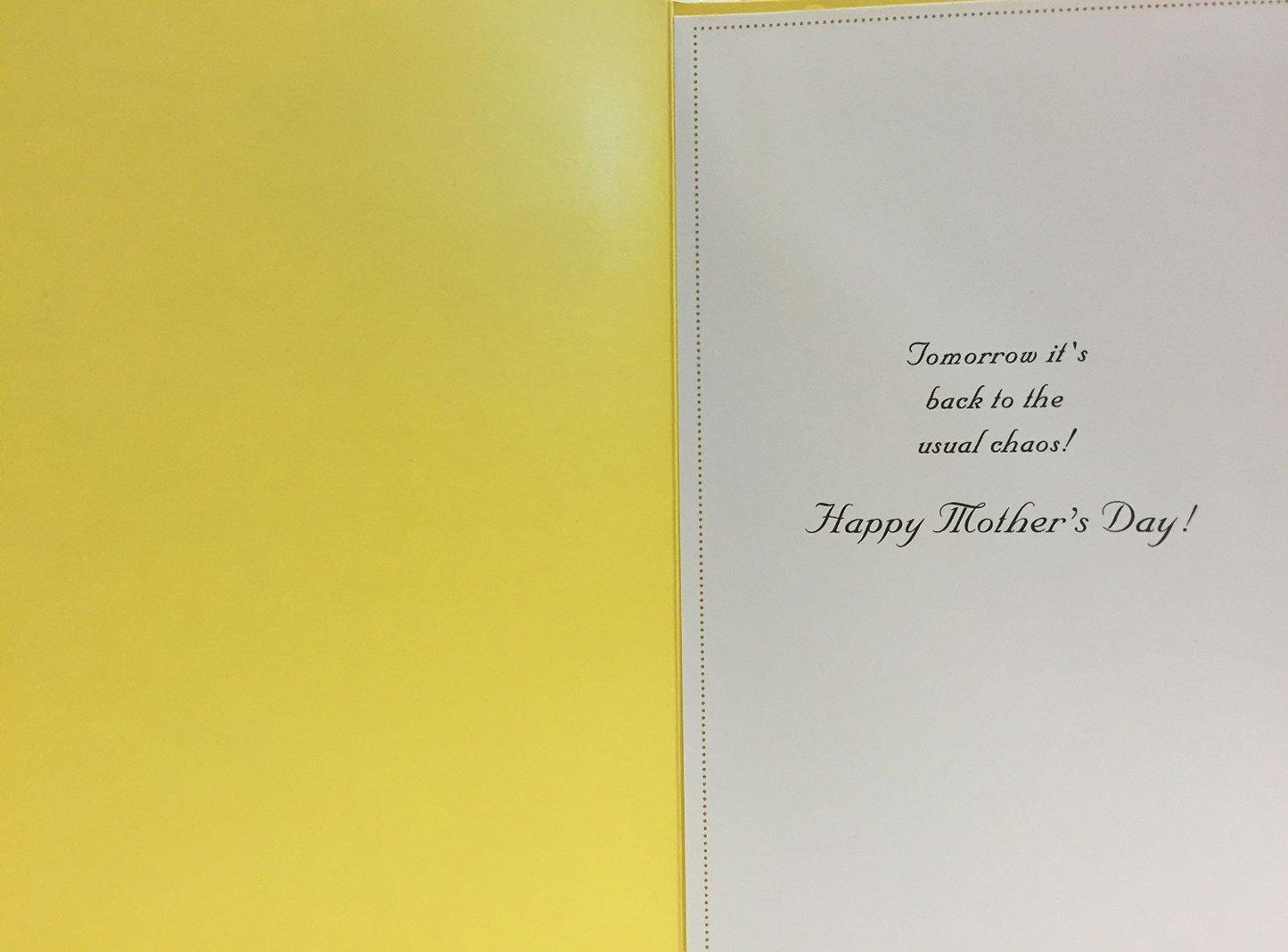 Mum It's Your Day Relax Retro Humour Mother's Day Card