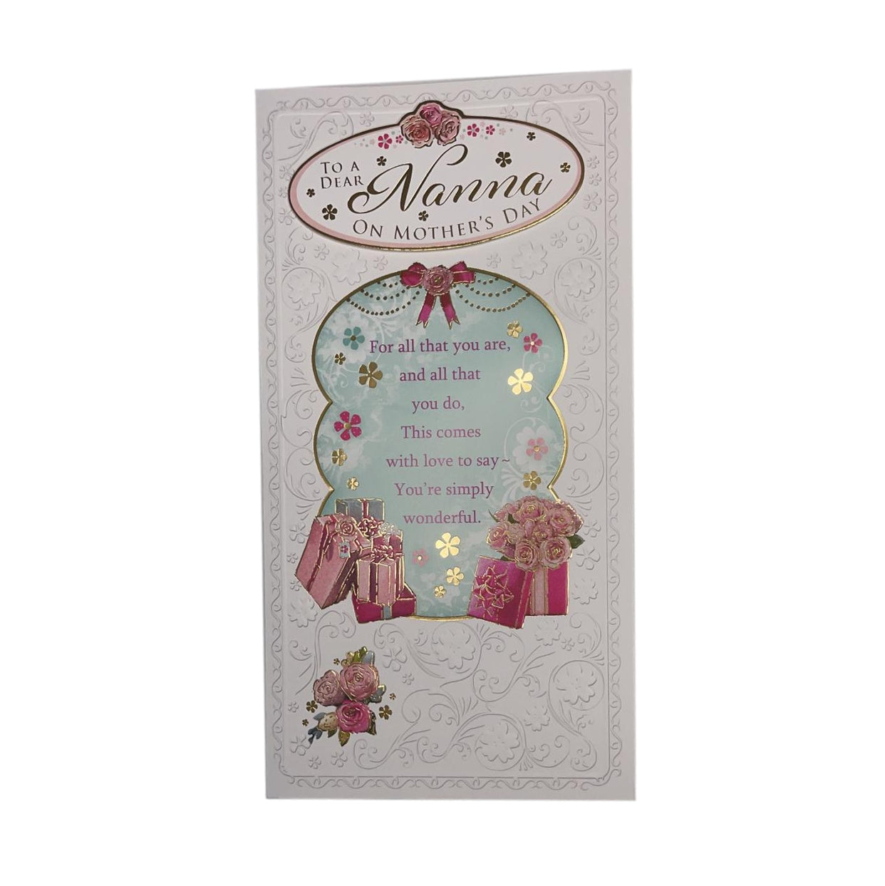 To A Dear Nanna Gifts Design Mother's Day Card