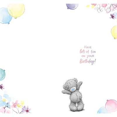 Me To You Bear Tatty Teddy Holding Birthday Banner Birthday Card