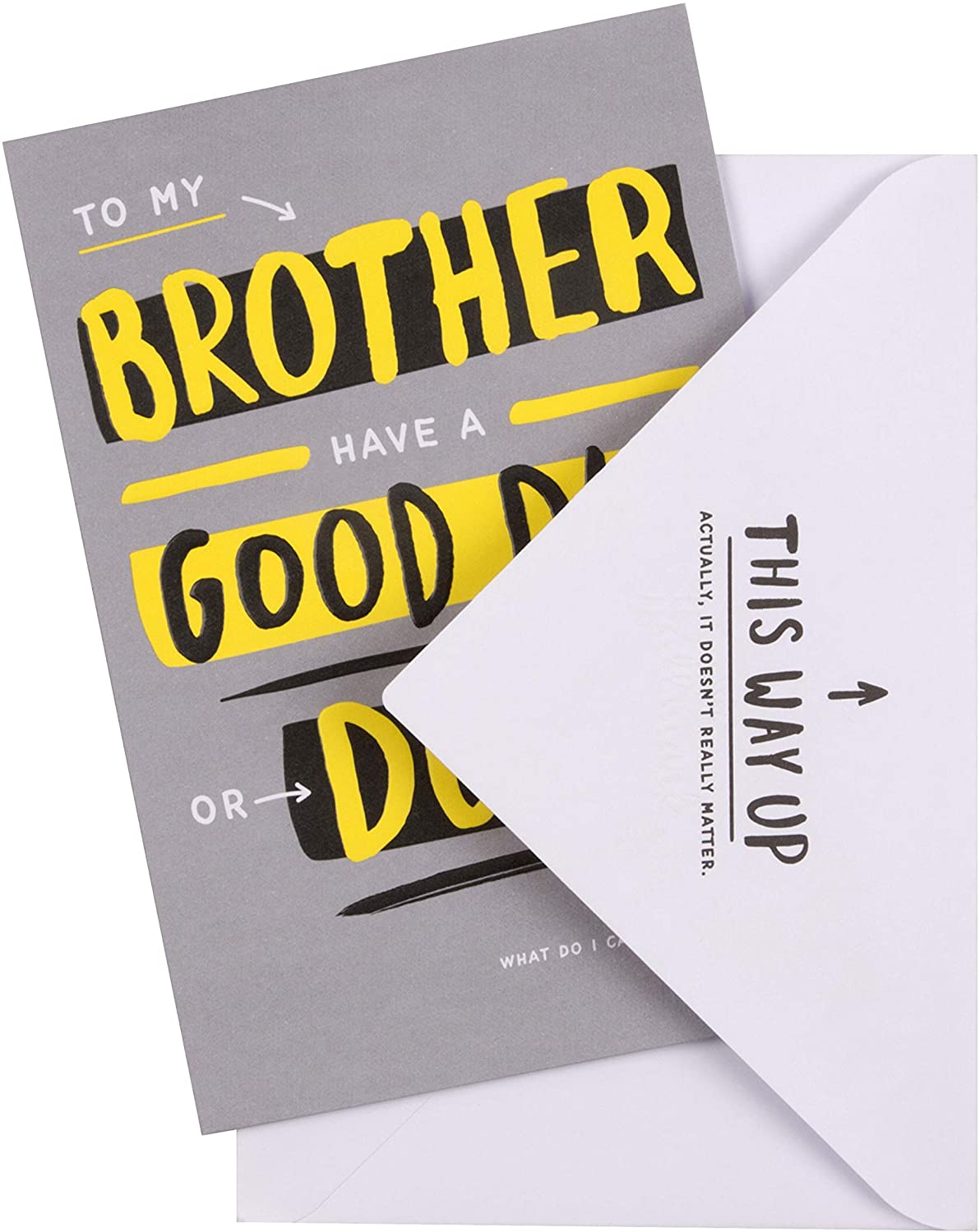 Brother Birthday Card Contemporary Humour Design 