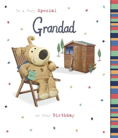 Boofle Relaxing Very Special Grandad Birthday Card