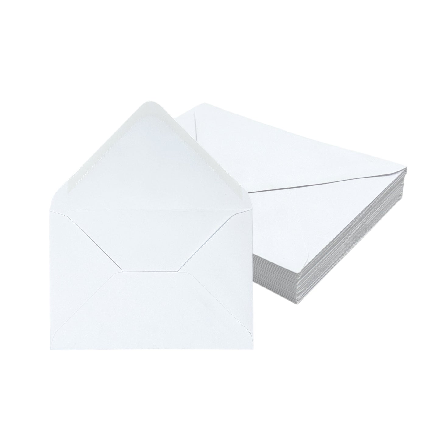 Pack of 50 White 100gsm 108x152mm Gummed Envelopes