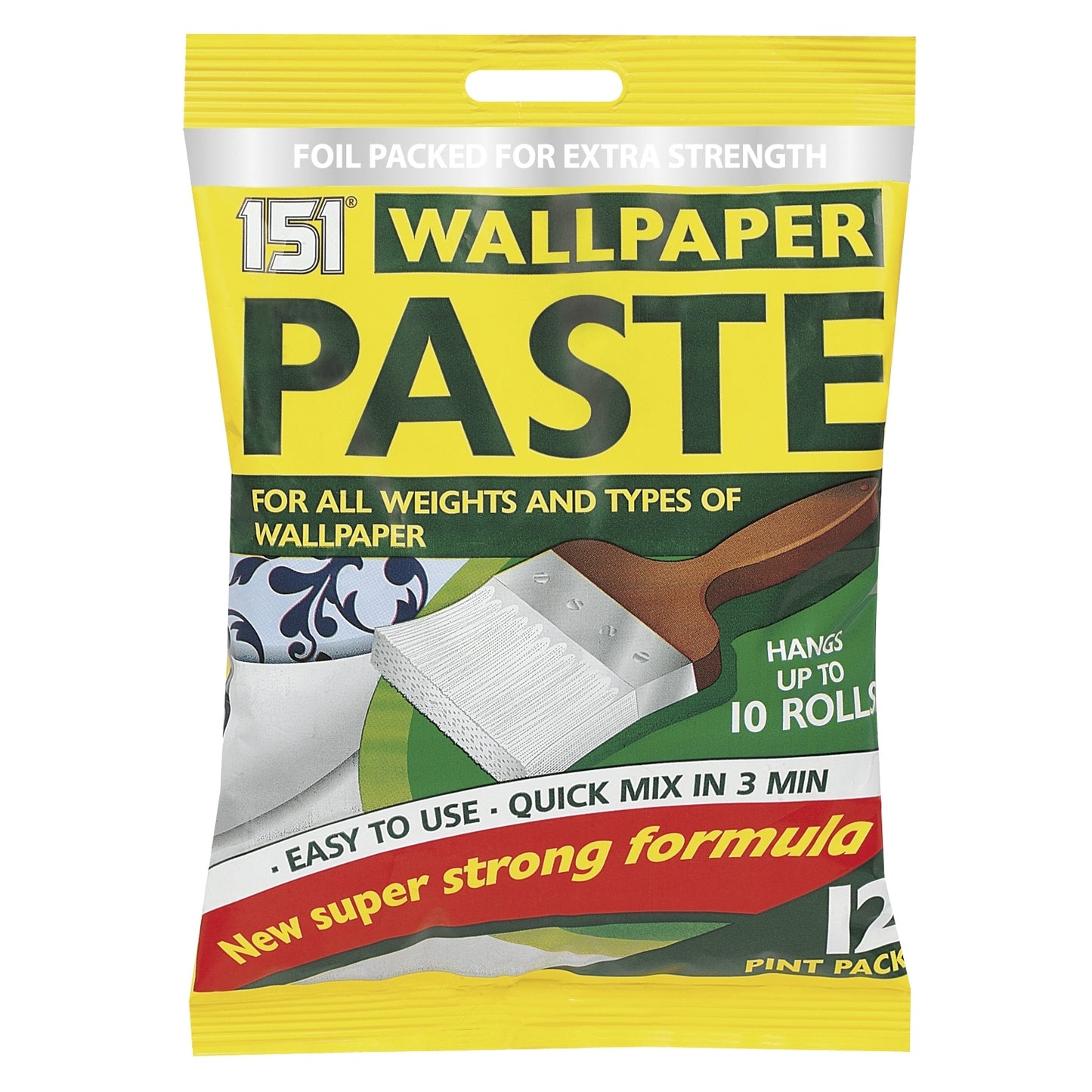 151 Wallpaper Paste & Paste Brush 5 x 12 Pint