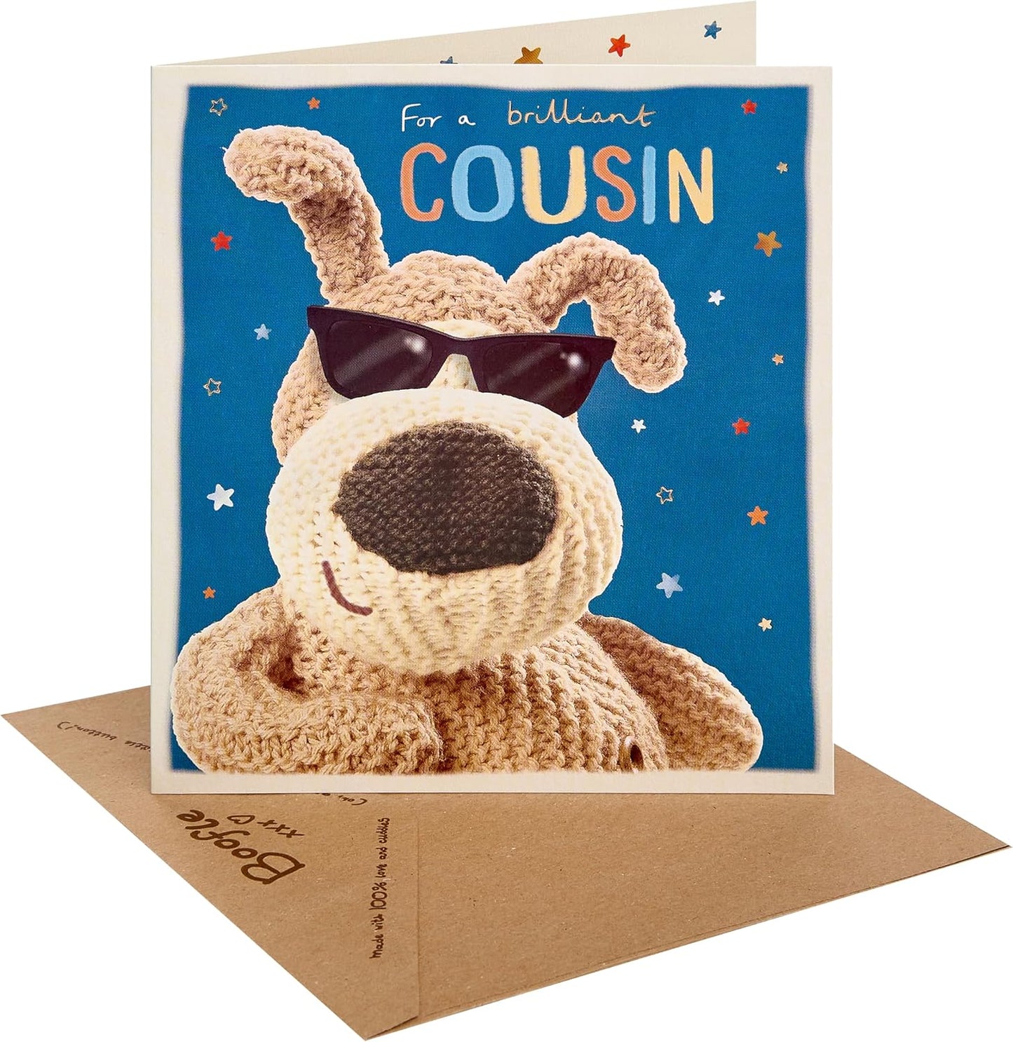 Boofle Wearing Sunglasses Cousin Birthday Card