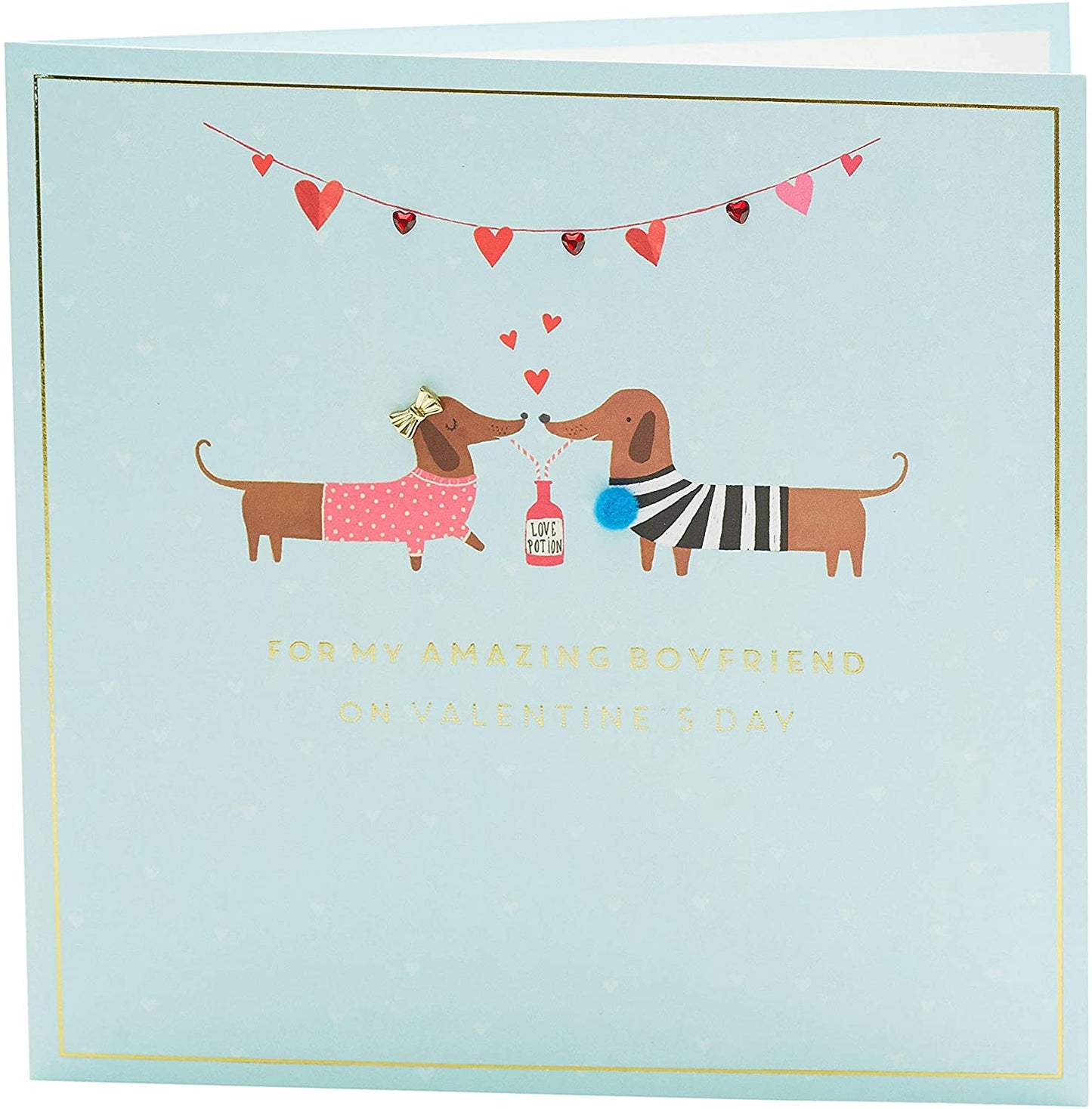 Amazing Boyfriend Cute Sausage Dog Valentine's Day Card