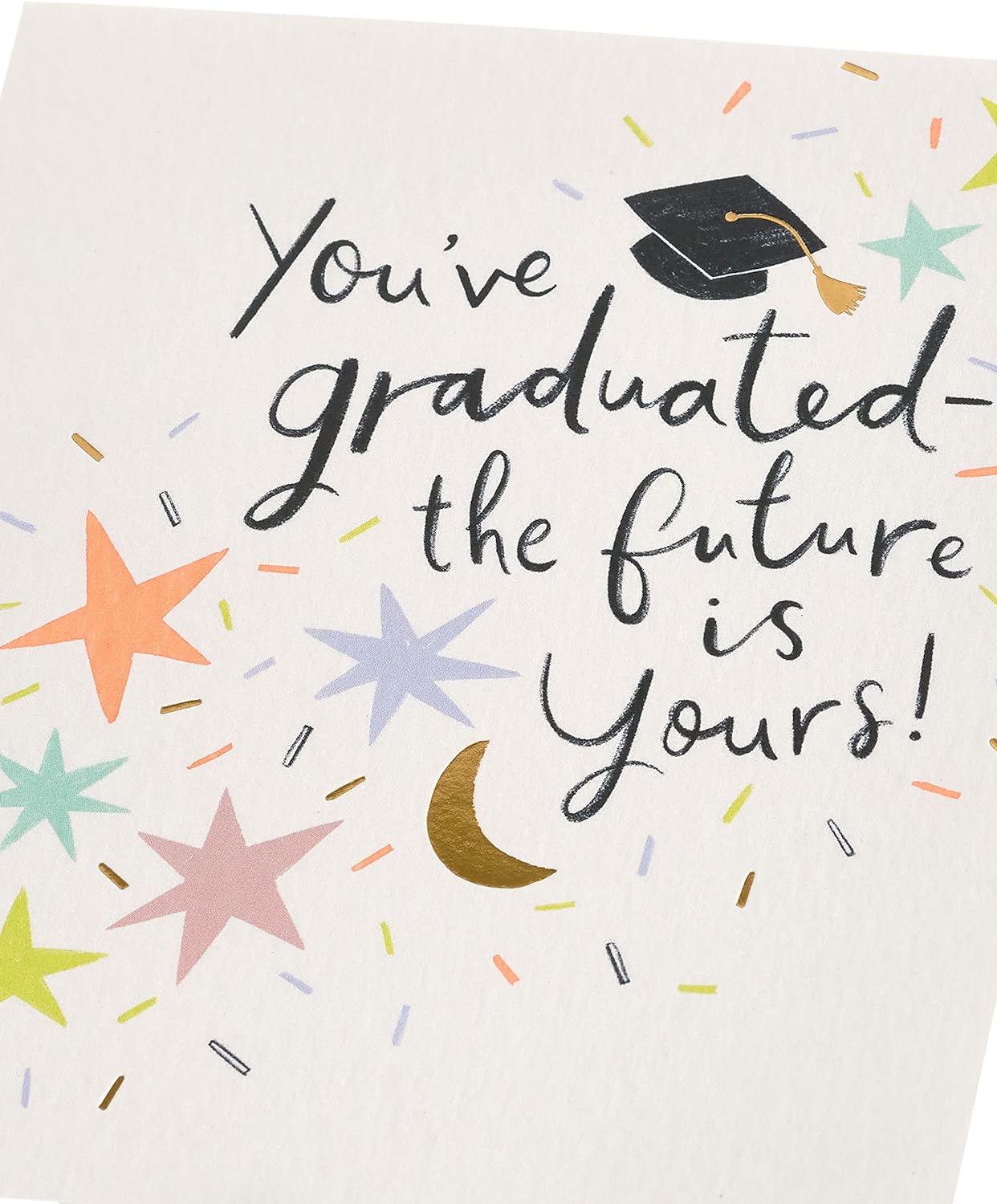 Welsh GCSE Congratulations Card, Star, GCS (yip)E (eeee - View #2