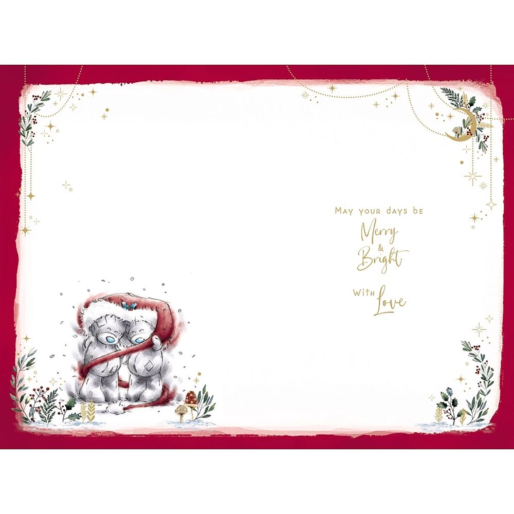 Bears And Snowman Wonderful Friends Christmas Card