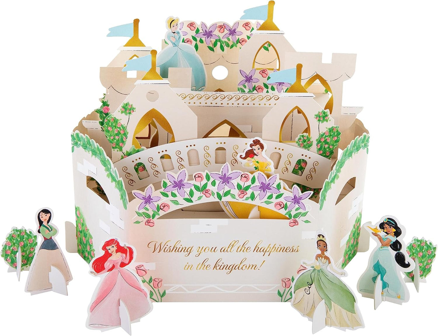 3D Pop Up Disney Princesses Design Birthday Card