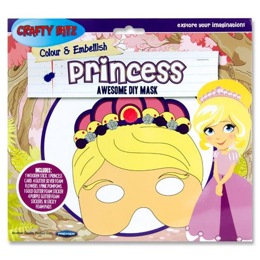 Colour & Embellish DIY Princess Mask by Crafty Bitz