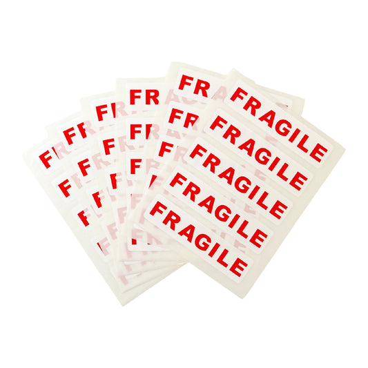 Pack of 210 Fragile Self Adhesive Labels by Janrax