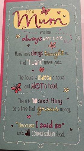 For a MUM Who Has Always Been There, Mother's Day Greetings Card