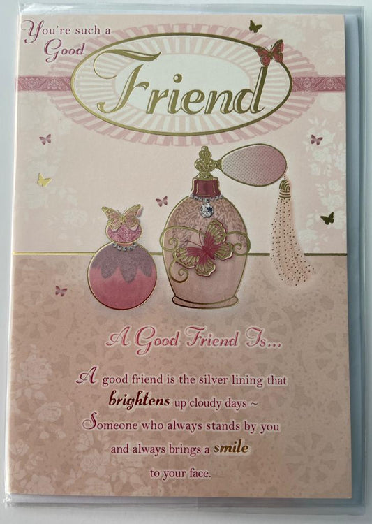 Good Friend Open Soft Whispers Card