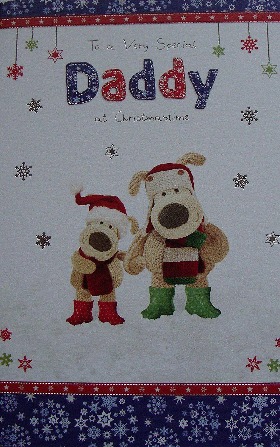 To A Very Special Daddy Cute Boofles Christmas Card 