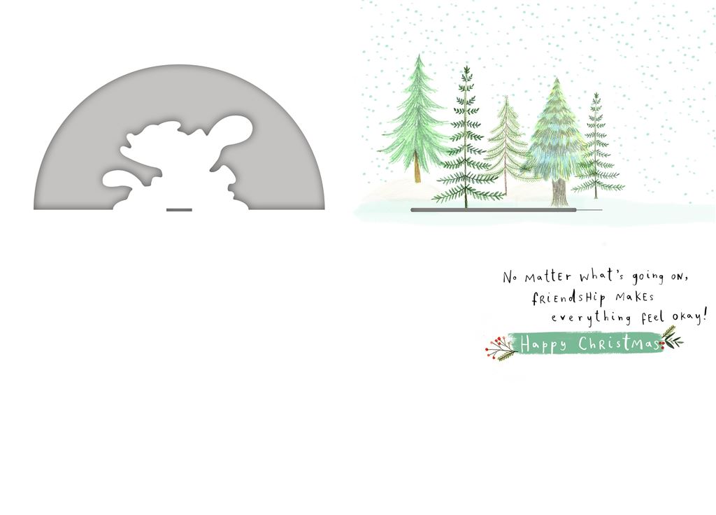 Let's Forget About All The Stressful Bits Special Friend Christmas Card