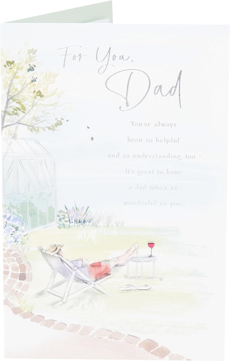 Garden Relax Design For Dad Father's Day Card