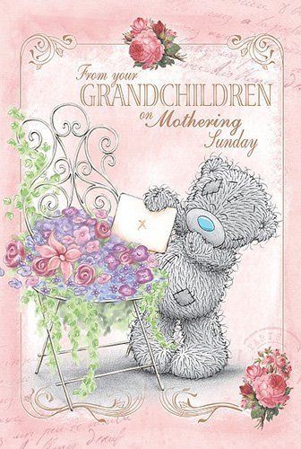 From Your Grandchildren On Mothering Sunday Me To You Mother's Day Card