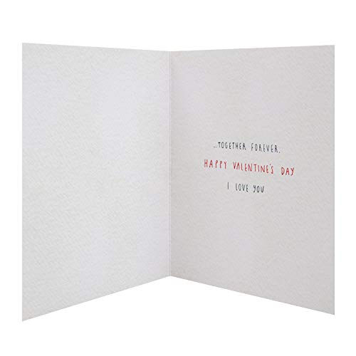 Wife Valentine's Day Card 'Side By Side'