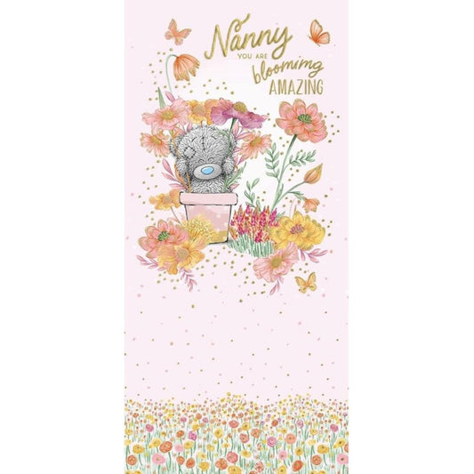 Bear In Flowerpot Nanny Mother's Day Card