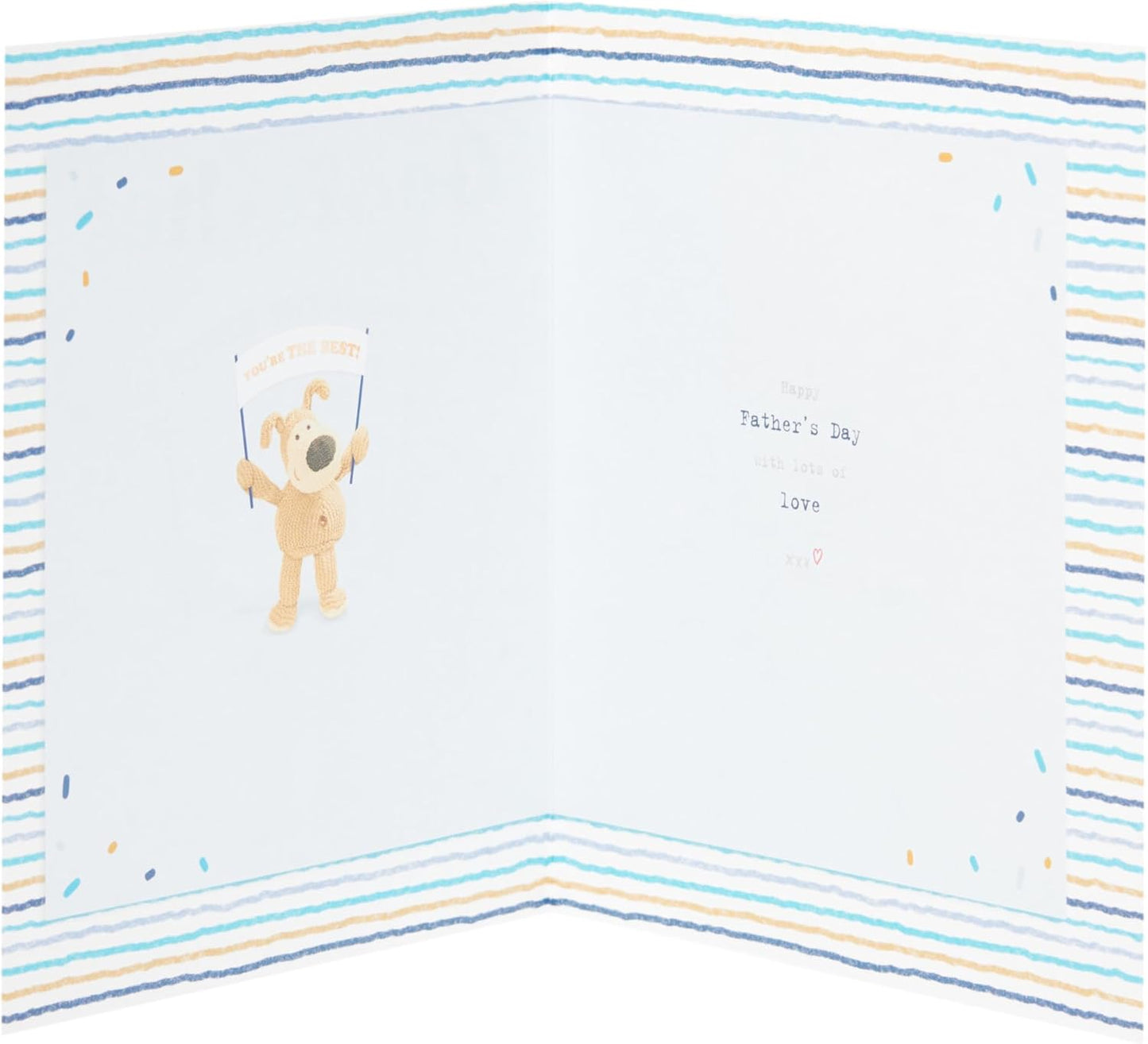 Boofle with Banner Godfather Father's Day Card