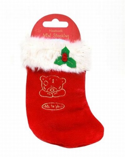 Me To You Mini Tatty Teddy Christmas Stocking Red