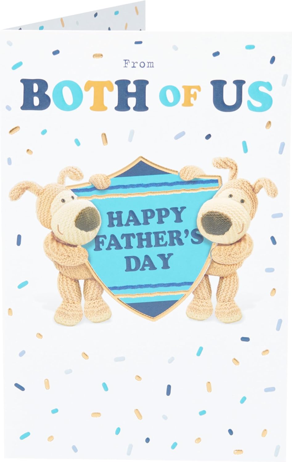 Boofle Cute Design from Both of Us Dad Father's Day Card