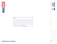 Pack of 25 Extra Large Polythene Mail Bags 42 x 50cm